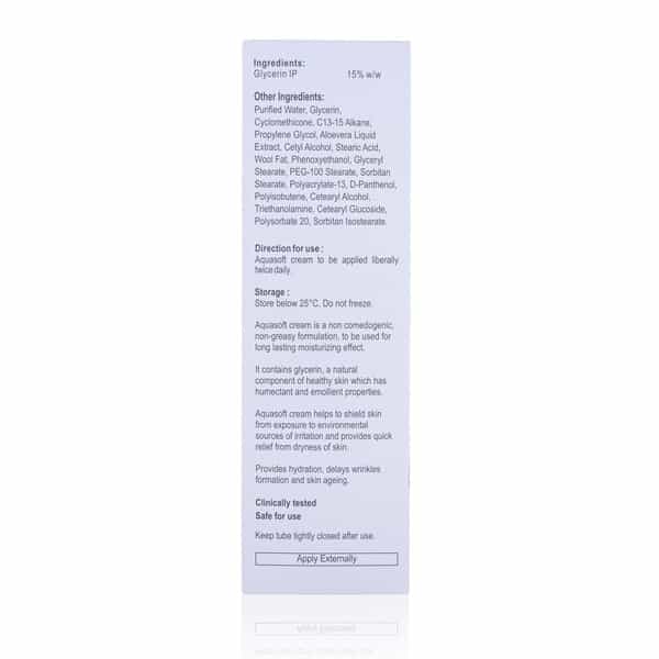 Aquasoft | Intense Moisturising Cream | Tube 100 Gm