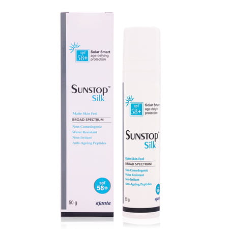 Sunstop Silk Spf 58+ Sunscreen Gel 50 Gm