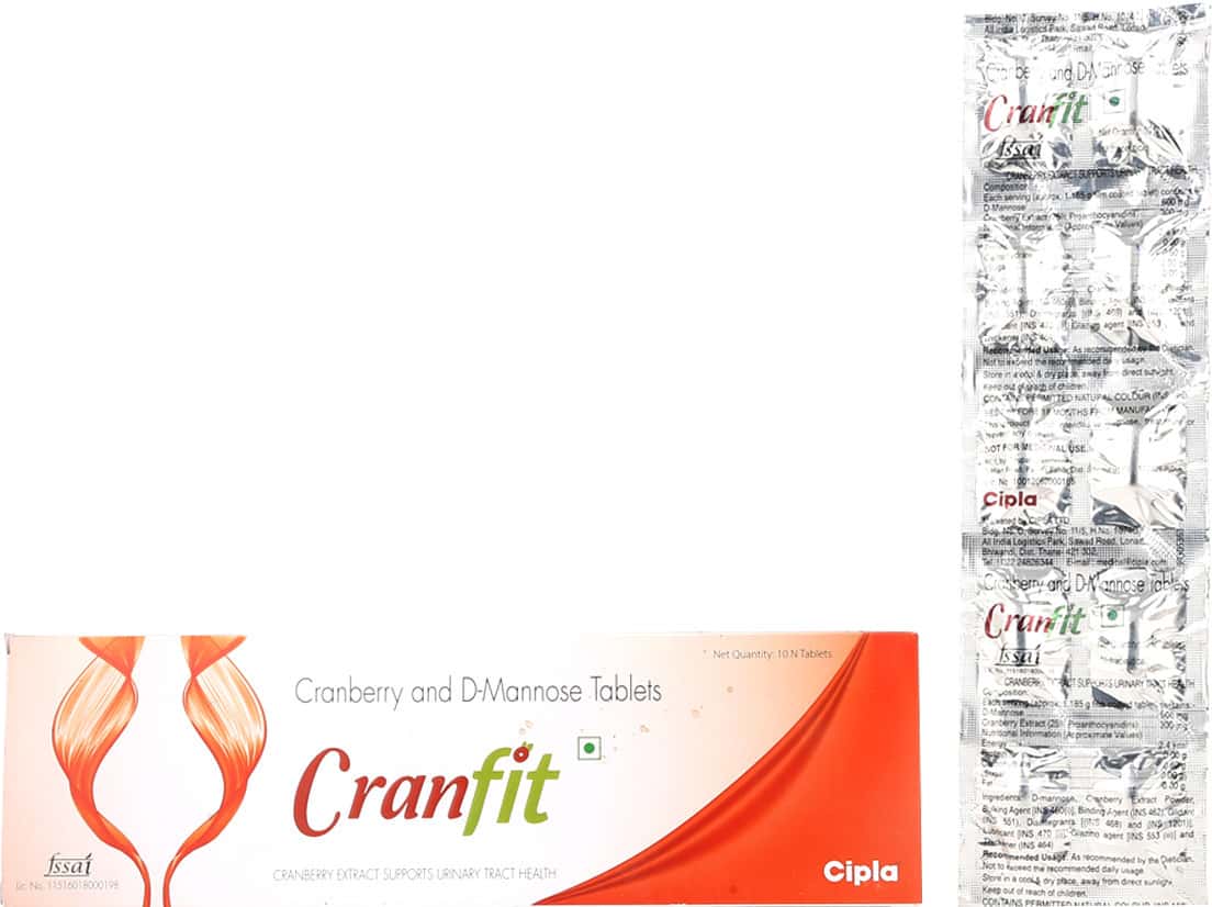Buy CRANFIT STRIP OF 10 TABLETS Online & Get Upto 60% OFF at PharmEasy