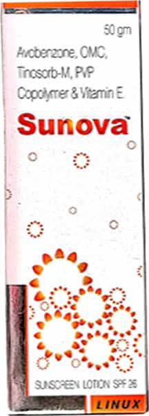 Sunova Spf 26 Sunscreen Lotion