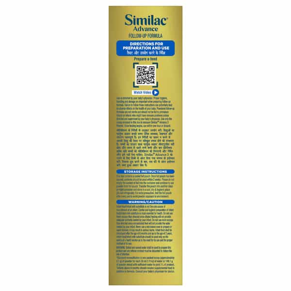 Similac Advance Stage 3 Follow-Up Formula (12 To 18 Months) Refill Of 400 G