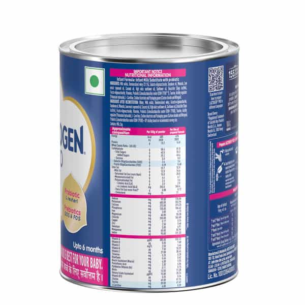 Nestle Lactogen Pro 1 Infant Formula (Upto 6 Months) Tin 400Gm