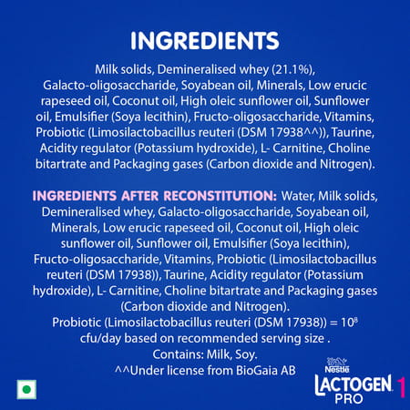 Nestle Lactogen Pro 1 Infant Formula Up To 6 Months With Probiotic And Prebiotics Box Of 400gm