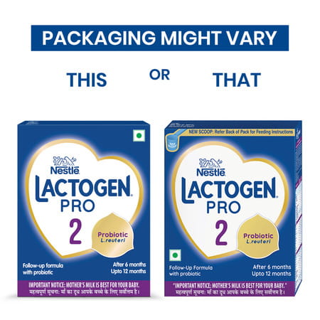 Nestle Lactogen Pro 2 Follow-Up Formula With Probiotic After 6 Months Up To 12 Months Box Of 400gm