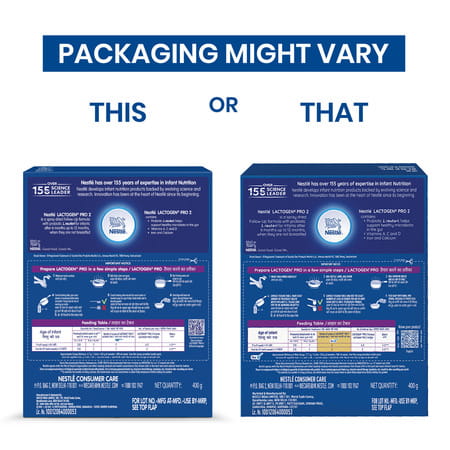 Nestle Lactogen Pro 2 Follow-Up Formula With Probiotic After 6 Months Up To 12 Months Box Of 400gm