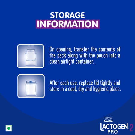 Nestle Lactogen Pro 2 Follow-Up Formula With Probiotic After 6 Months Up To 12 Months Box Of 400gm