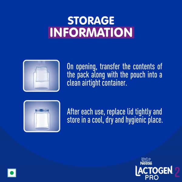 Nestle Lactogen Pro 2 Follow-Up Formula With Probiotic After 6 Months Up To 12 Months Box Of 400Gm