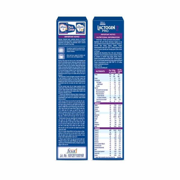 Nestle Lactogen Pro 2 Follow-Up Formula With Probiotic After 6 Months Up To 12 Months Box Of 400Gm