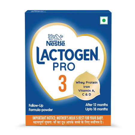 Nestle Lactogen Pro 3 Follow-Up Formula Powder After 12 Months Up To 18 Months Box Of 400gm