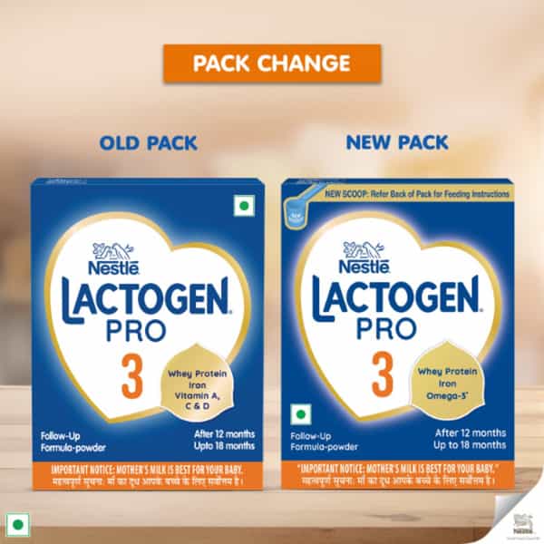 Nestle Lactogen Pro 3 Follow-Up Formula Powder After 12 Months Up To 18 Months Box Of 400Gm