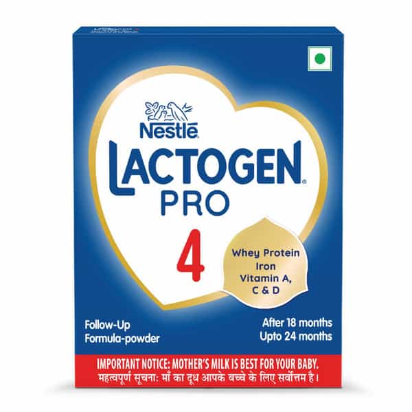 Nestle Lactogen Pro 4 Follow Up Formula Powder After 18 Months Up To 24 Months Box Of 400Gm