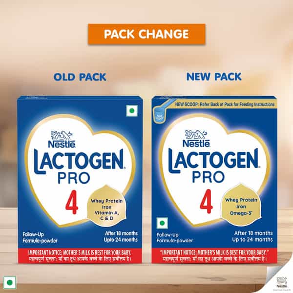 Nestle Lactogen Pro 4 Follow Up Formula Powder After 18 Months Up To 24 Months Box Of 400Gm