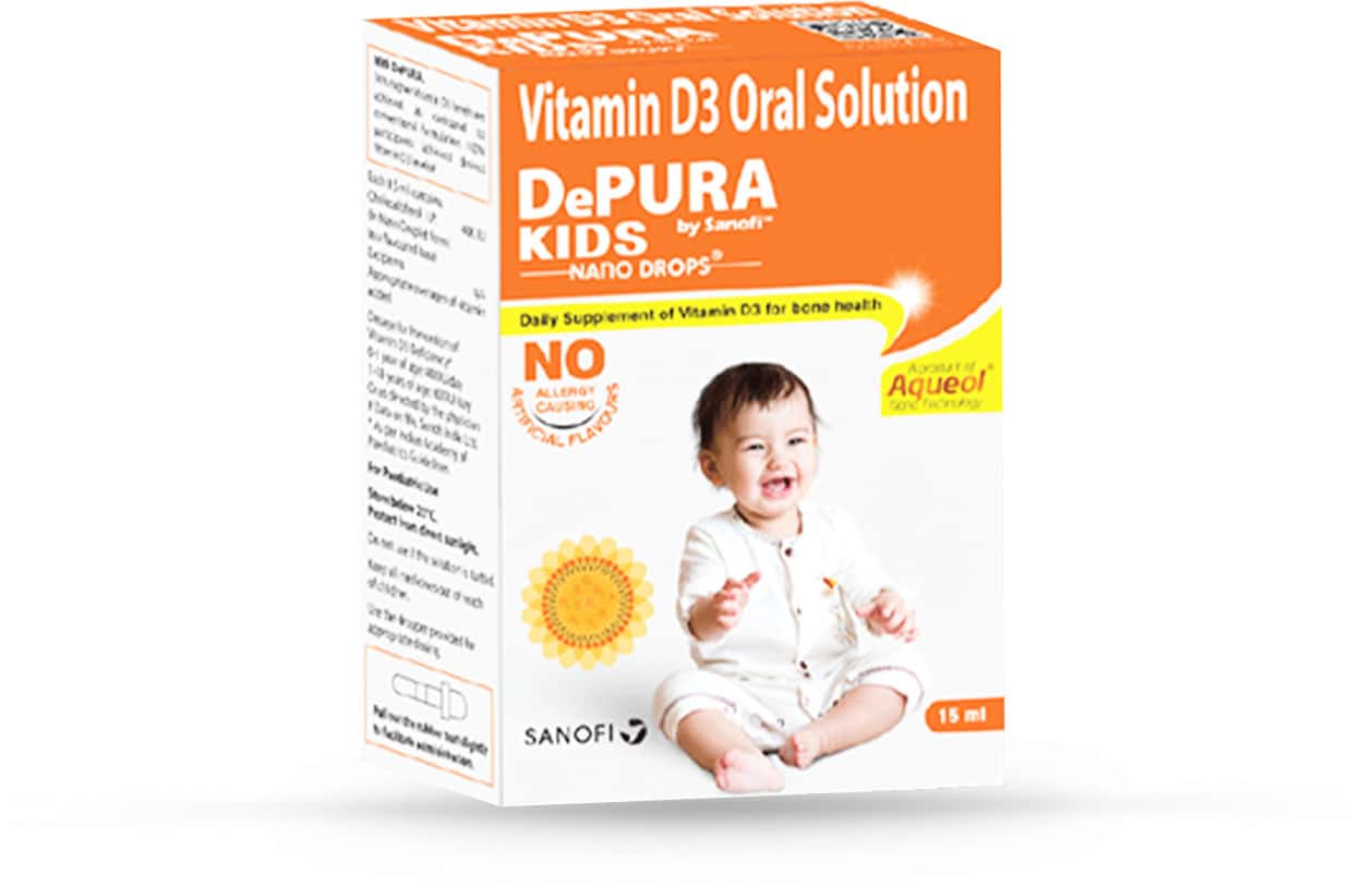Depura Kids 400 Iu/0.5ml Vitamin D3 Oral Drops 15ml Dropper For Appropriate Dosage