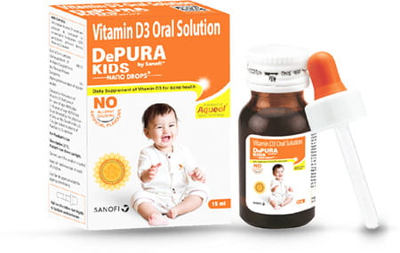 Depura Kids 400iu Vitamin D3 Oral Solution Nano Drops 15 Ml