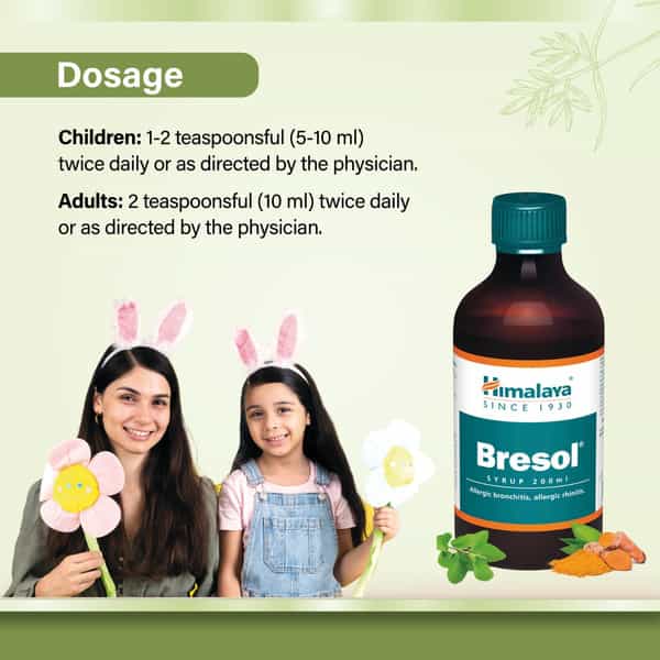 Himalaya Bresol Syrup 200Ml