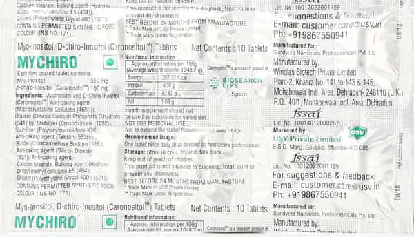 Mychiro Strip Of 10 Tablets
