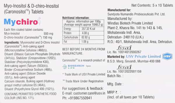 Mychiro Strip Of 10 Tablets