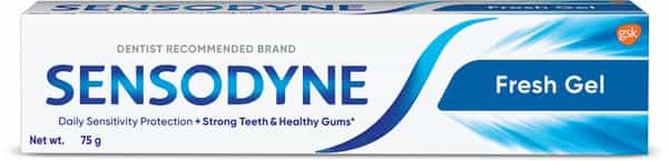 Sensodyne Sensitive Fresh Gel Toothpaste Tube Of 75 G