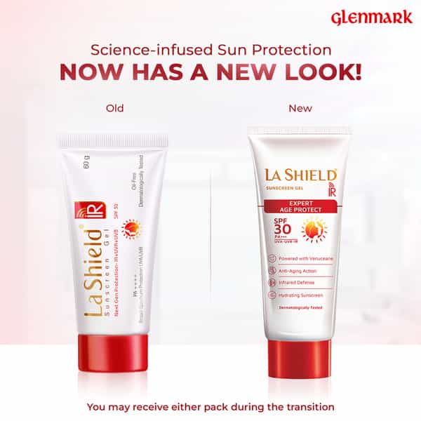 La Shield Ir Sunscreen Gel | Expert Age Protect | Spf 30 Pa +++ | 60 Gm