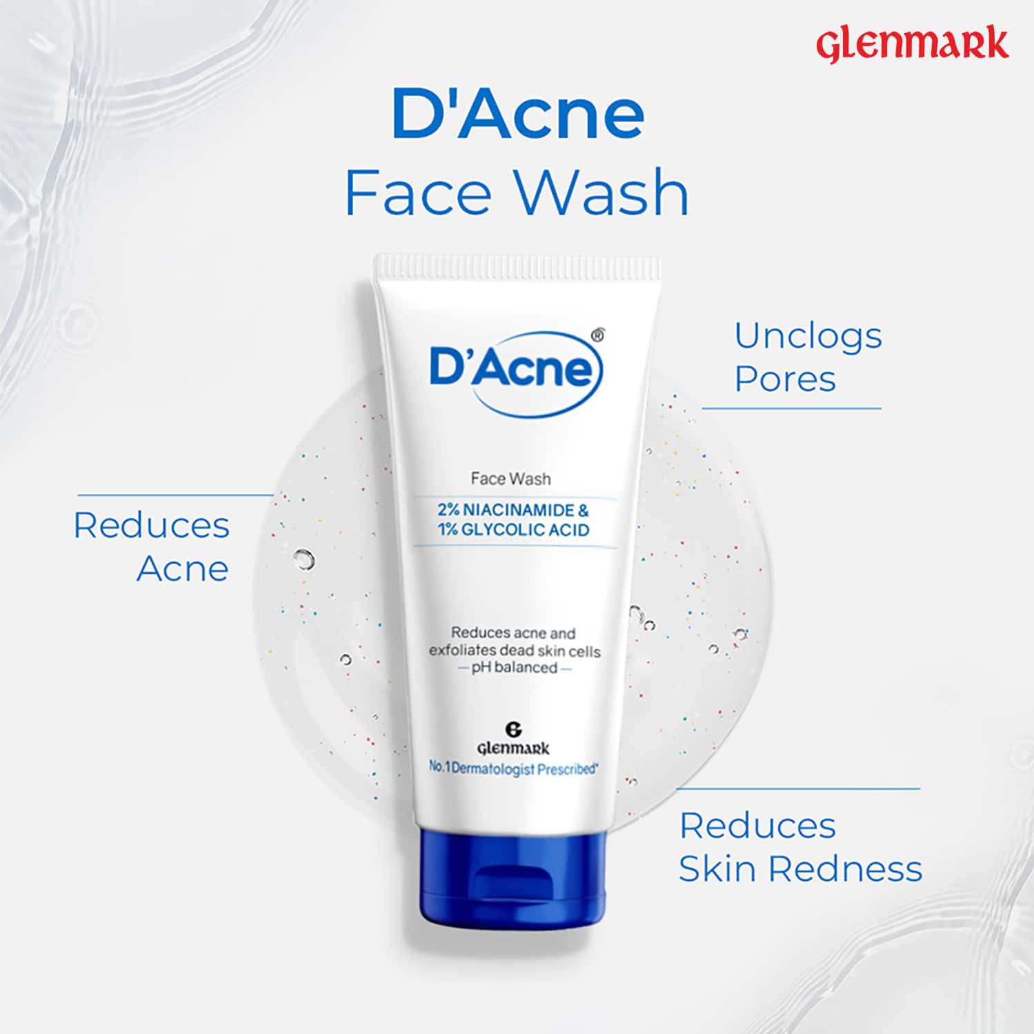 D ACNE FACE WASH 100 GM