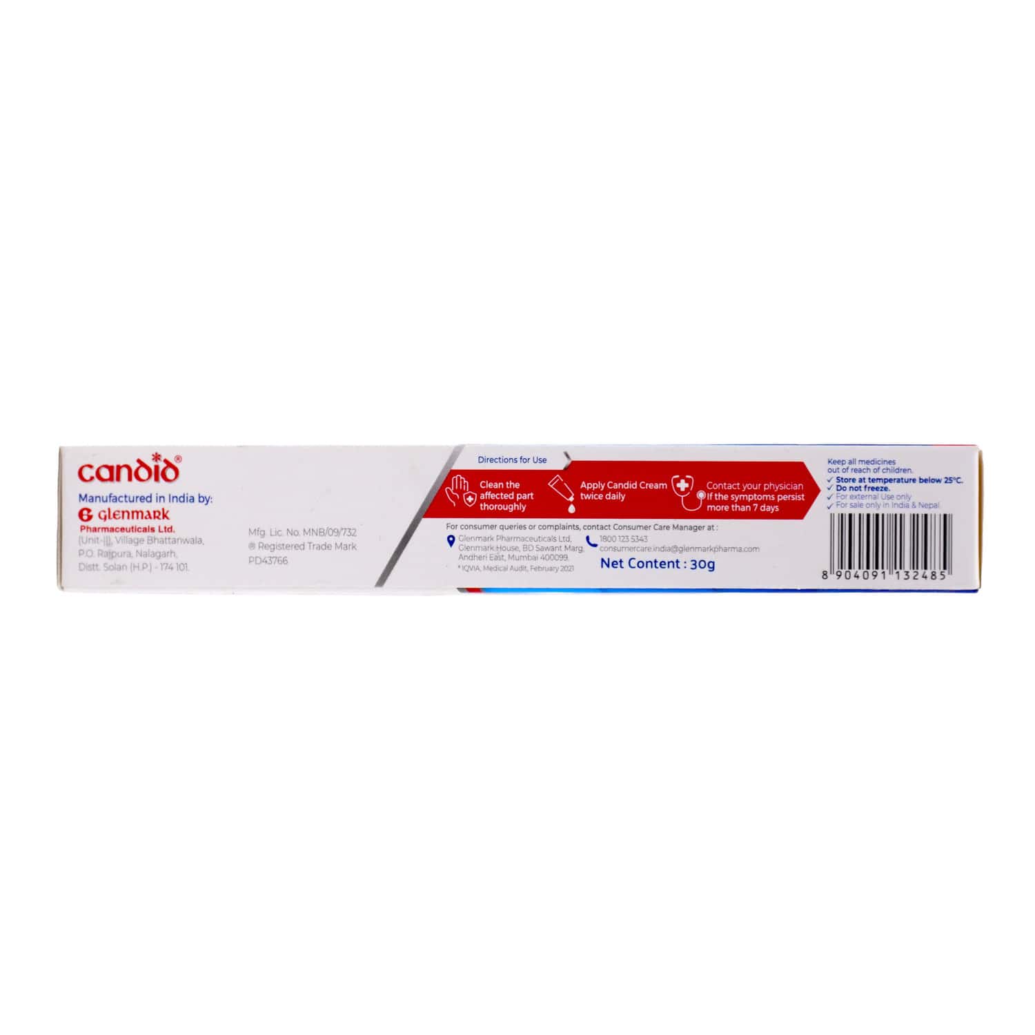CANDID CLOTRIMAZOLE CREAM | TUBE | 30 GM