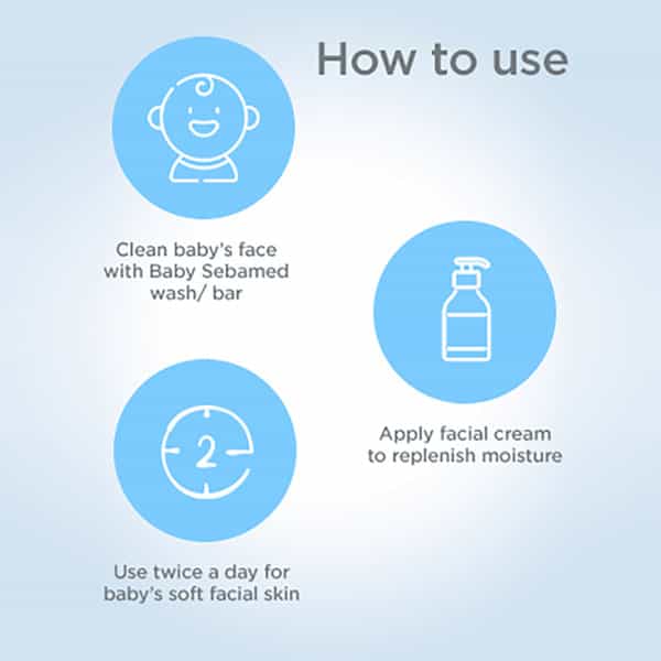 Sebamed Baby Protective Facial Cream | Ph 5.5 | For Delicate Facial Skin | 50 Ml