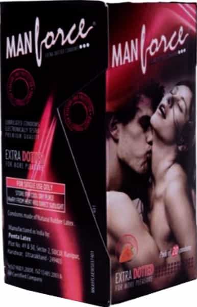 Manforce Wild Strawberry Box Of 20 Condoms