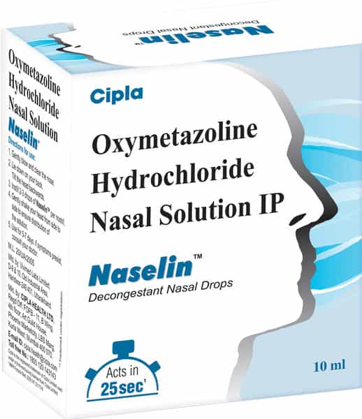 Naselin Bottle Of 10Ml Nasal Drops