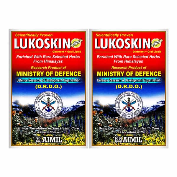 Aimil Lukoskin Combo | For Overall Skin Health | 100 Ml Liquid & 40 Gm Ointment