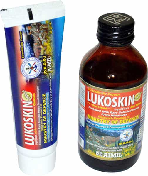 Buy AIMIL LUKOSKIN COMBO PACK (ORAL DROPS & OINT) Online & Get Upto 60