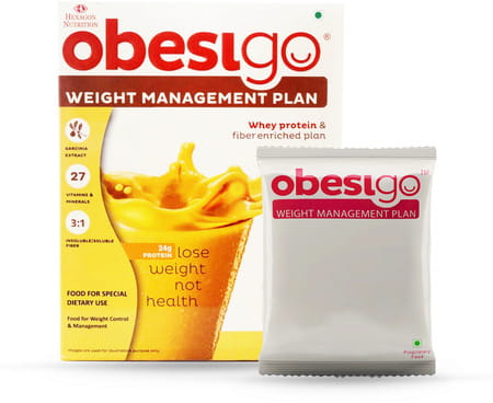 Obesigo Mango Fat Burner Powder (Pack Of 7) Box Of 58 G
