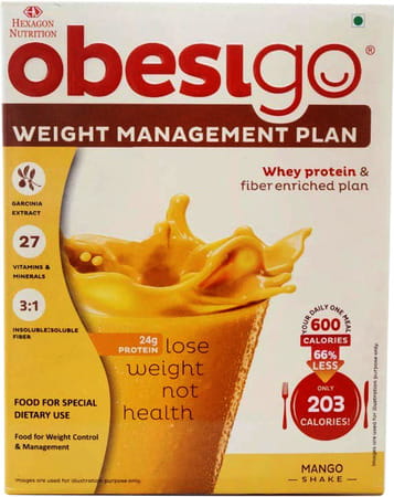 Obesigo Mango Fat Burner Powder (Pack Of 7) Box Of 58 G