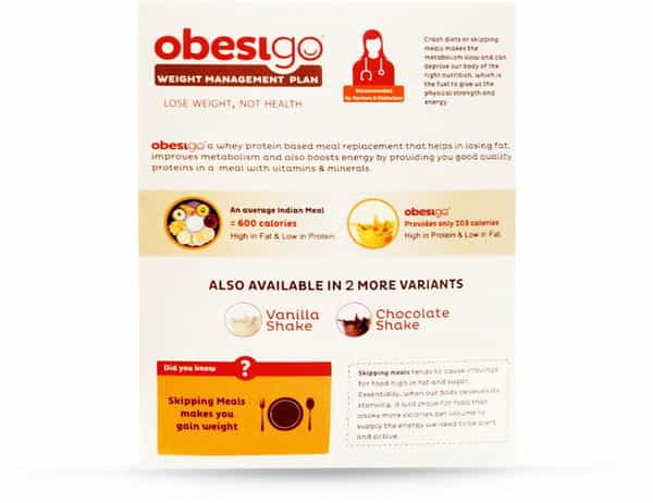 Obesigo Mango Fat Burner Powder (Pack Of 7) Box Of 58 G