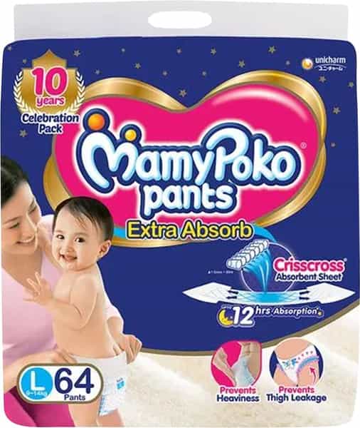 Mamy Poko Pants Large 64`S