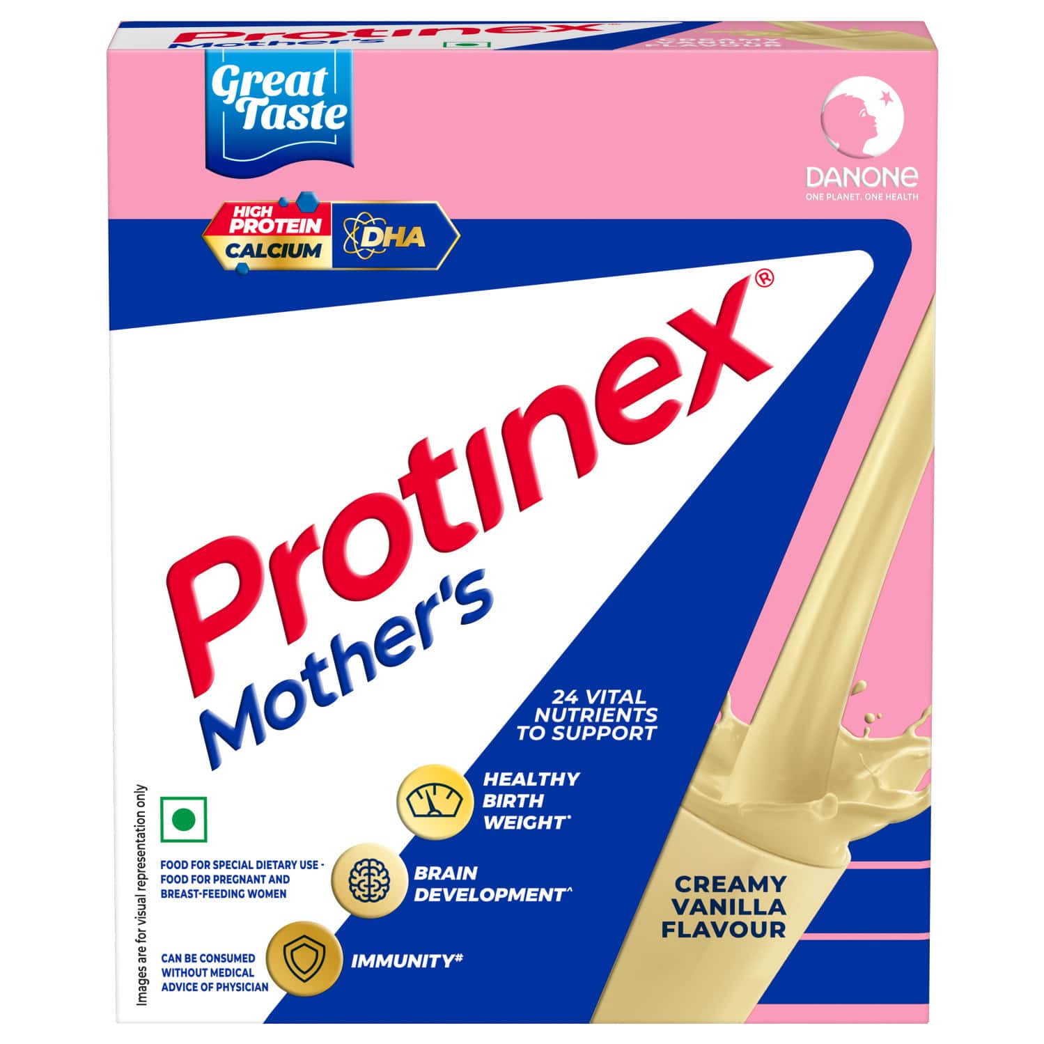 Protinex Mothers Nutritional Drink Mix Powder | Creamy Vanilla | Box Of 250 Gm