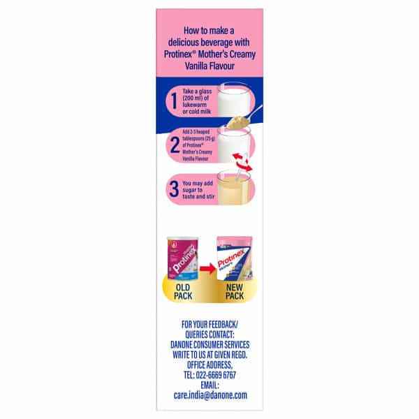 Protinex Mothers Nutritional Drink Mix Powder | Creamy Vanilla | Box Of 250 Gm