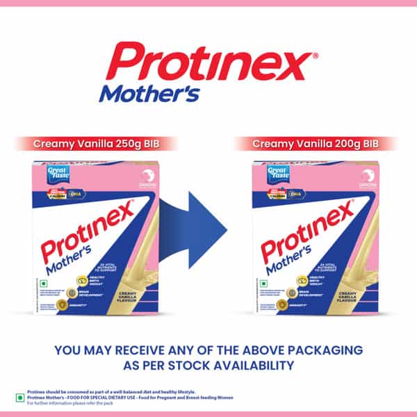 Protinex Mothers Nutritional Drink Mix Powder | Creamy Vanilla | Box Of 250 Gm