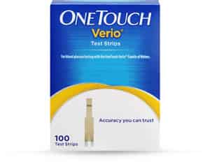 Onetouch Verio Glucometer Test Strip 100s Pack