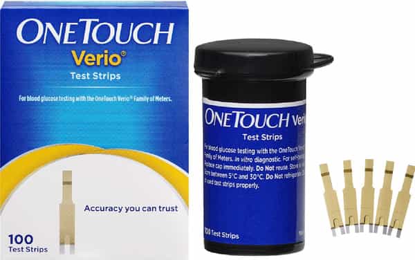 Onetouch Verio Glucometer Test Strip 100S Pack
