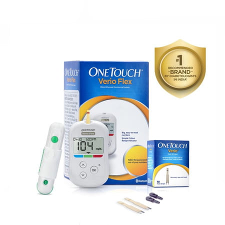 Onetouch Verio Flex Glucometer Kit 1 No'S