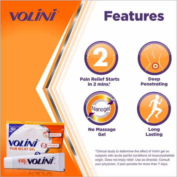 Volini Pain Relief | Gel | 4 Gm