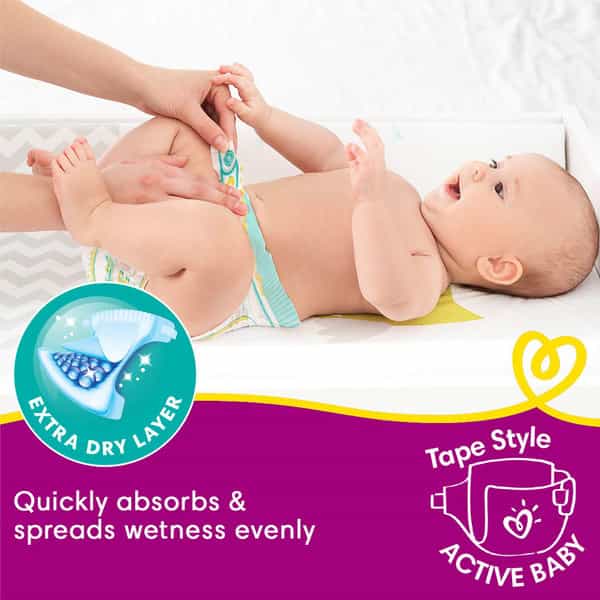 Pampers Active Baby Small 46`S