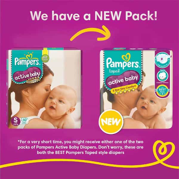 Pampers Active Baby Xl 56`S