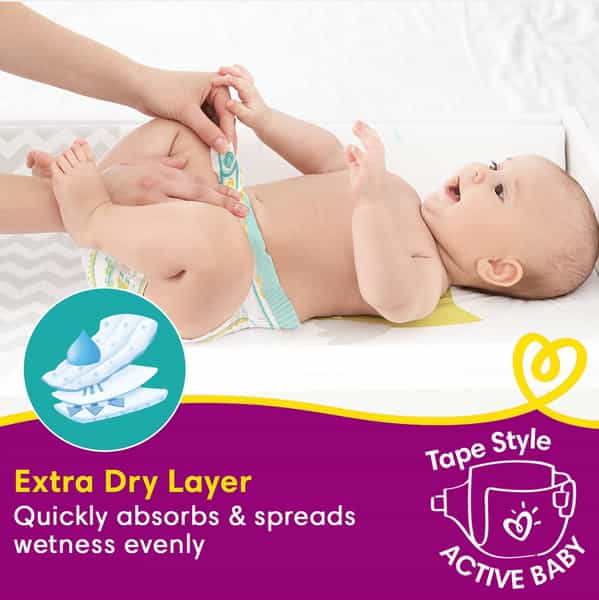 Pampers Active Baby Xl 56`S