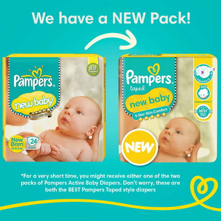 Pampers New Baby Premium Taped Up To 5 Kg Diaper 24 No'S