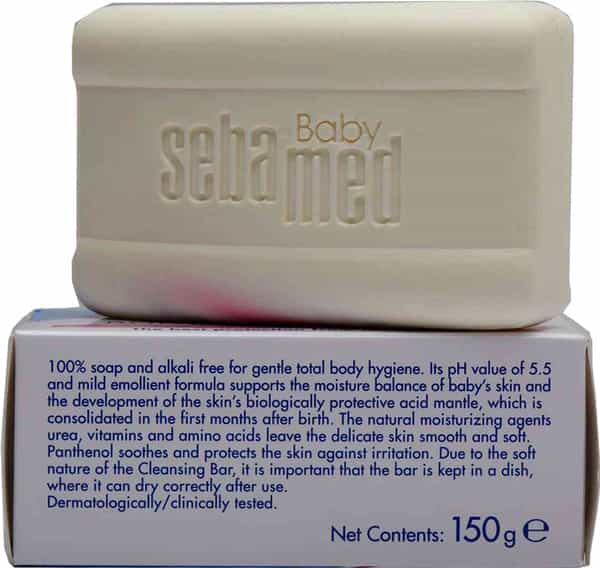 Sebamed Baby Cleansing Bar For Delicate Skin | Ph 5.5 | 150 Gm