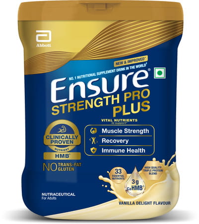 Ensure Plus Vanilla Nutrition Drink Jar Of 1 Kg