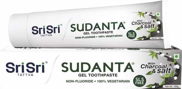 Sri Sri Tattva Sudanta Original Toothpaste - Non - Fluoride - 100% Vegetarian | 100 G