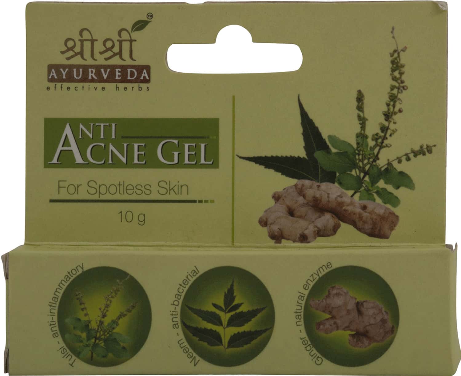 Sri Sri Tattva Anti Acne Gel - Spotless Skin | 10 G