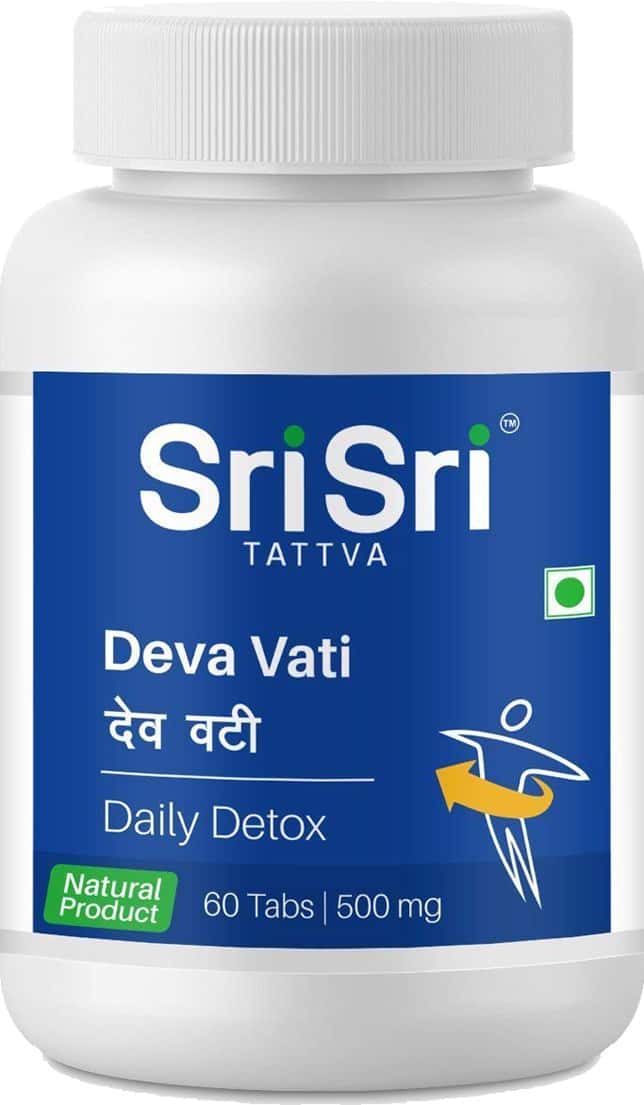 Sri Sri Tattva Deva Vati - Daily Detox | 60 Tabs | 500 Mg
